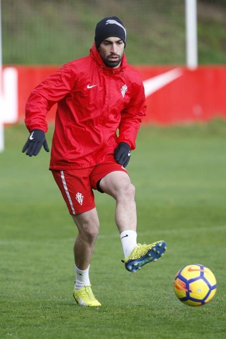 Entrenamiento del Sporting