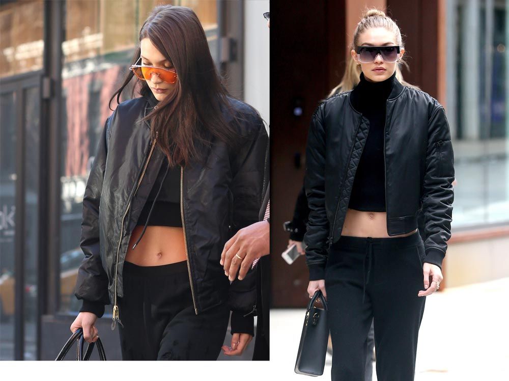 Gigi y Bella Hadid comparten la ropa como buenas hermanas - Cuore