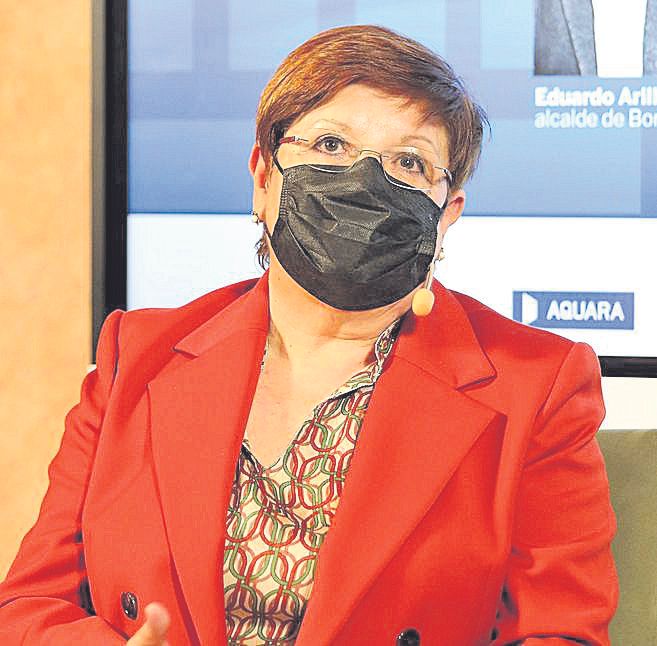Pilar Mustieles, alcaldesa de Caspe.