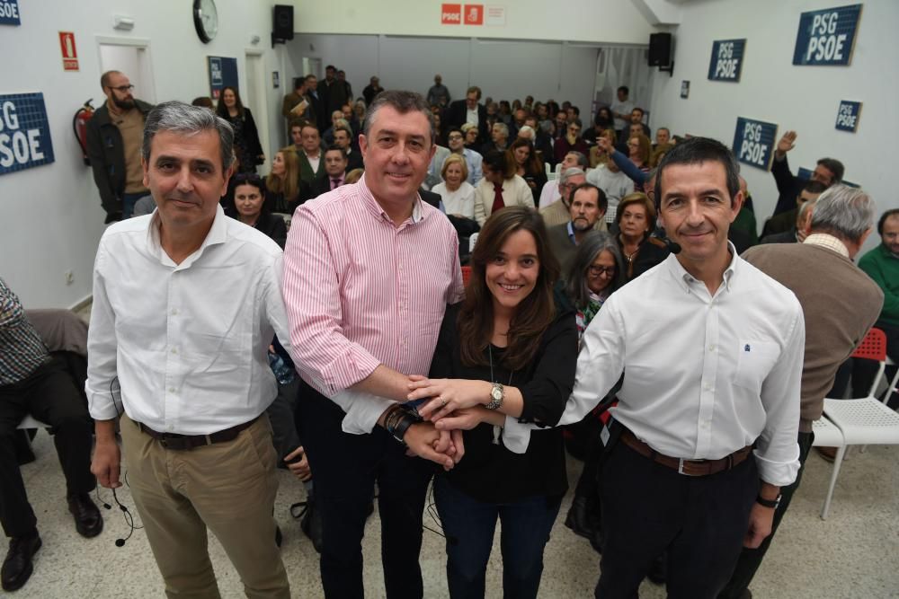 Debate de candidatos a primarias del PSOE coruñés