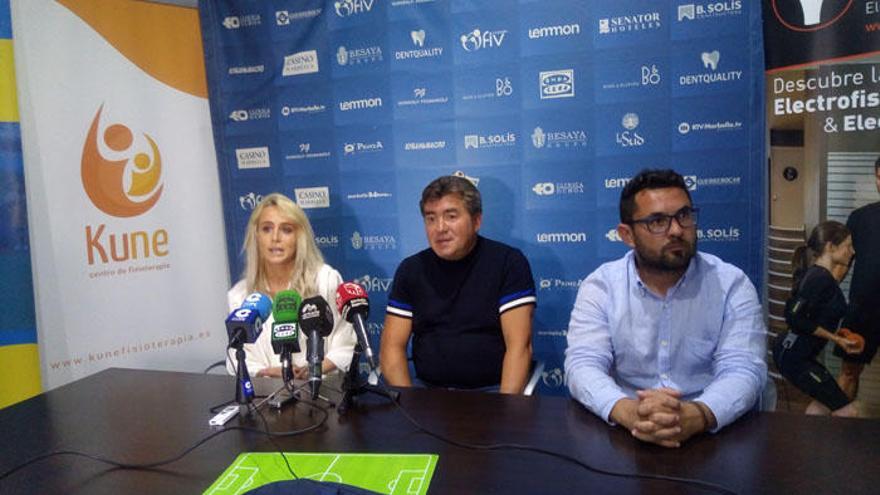 Grinberg presentó anoche a Jorge Rodríguez de Cózar como nuevo director deportivo.