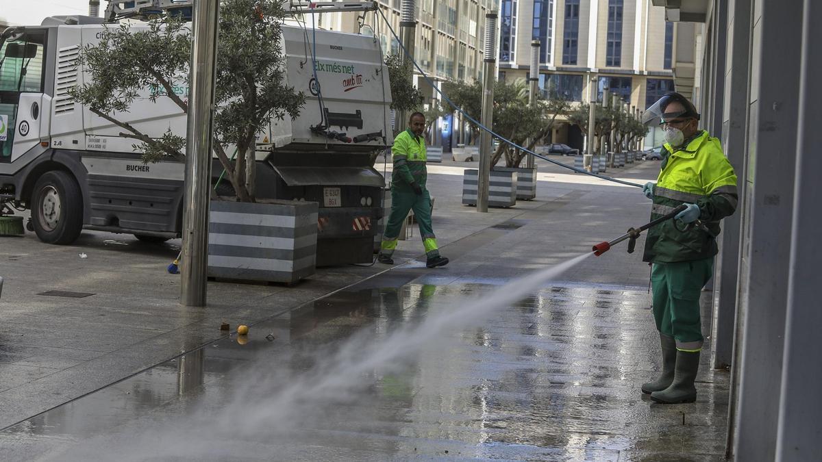 Servicio de limpieza de Elche. Antonio Amorós