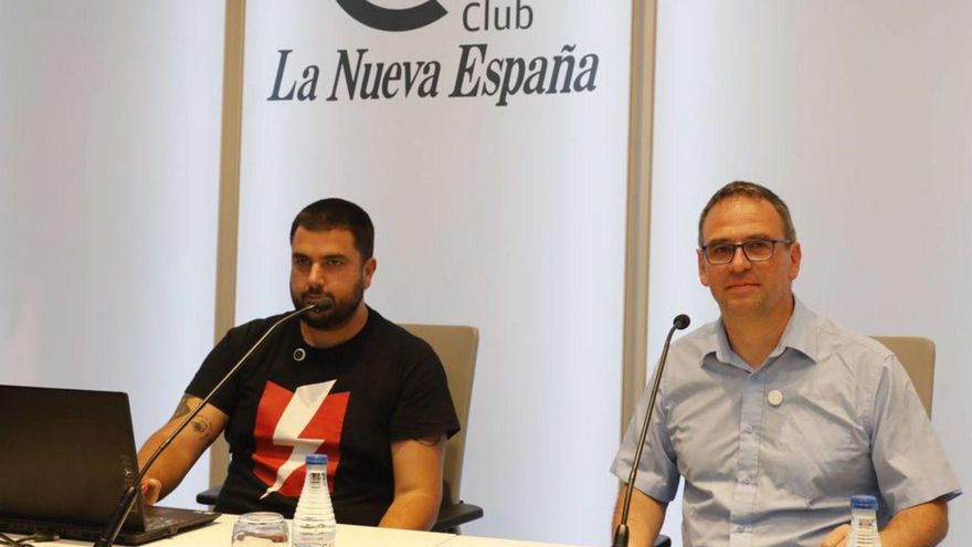 Por la izquierda, Sergio Arce y Fernando Ochoa. | FERNANDO RODRÍGUEZ