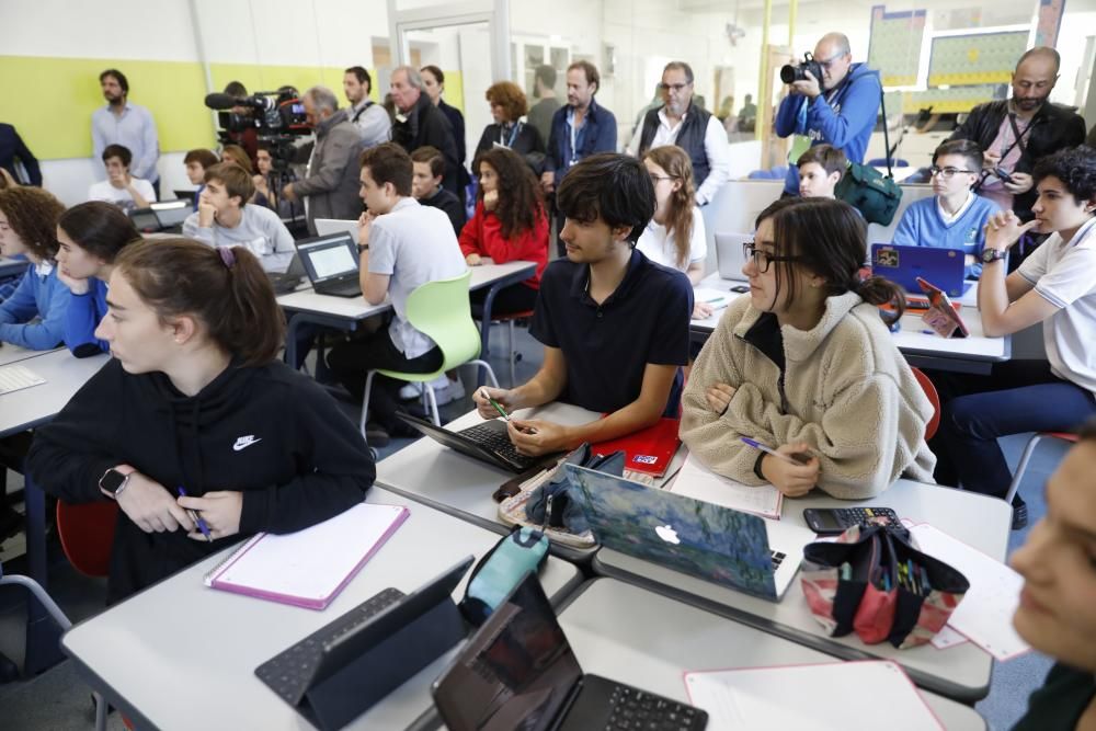 Premios Princesa de Asturias 2019: Salman Khan plantea un reto matemático a los alumnos de Gijón