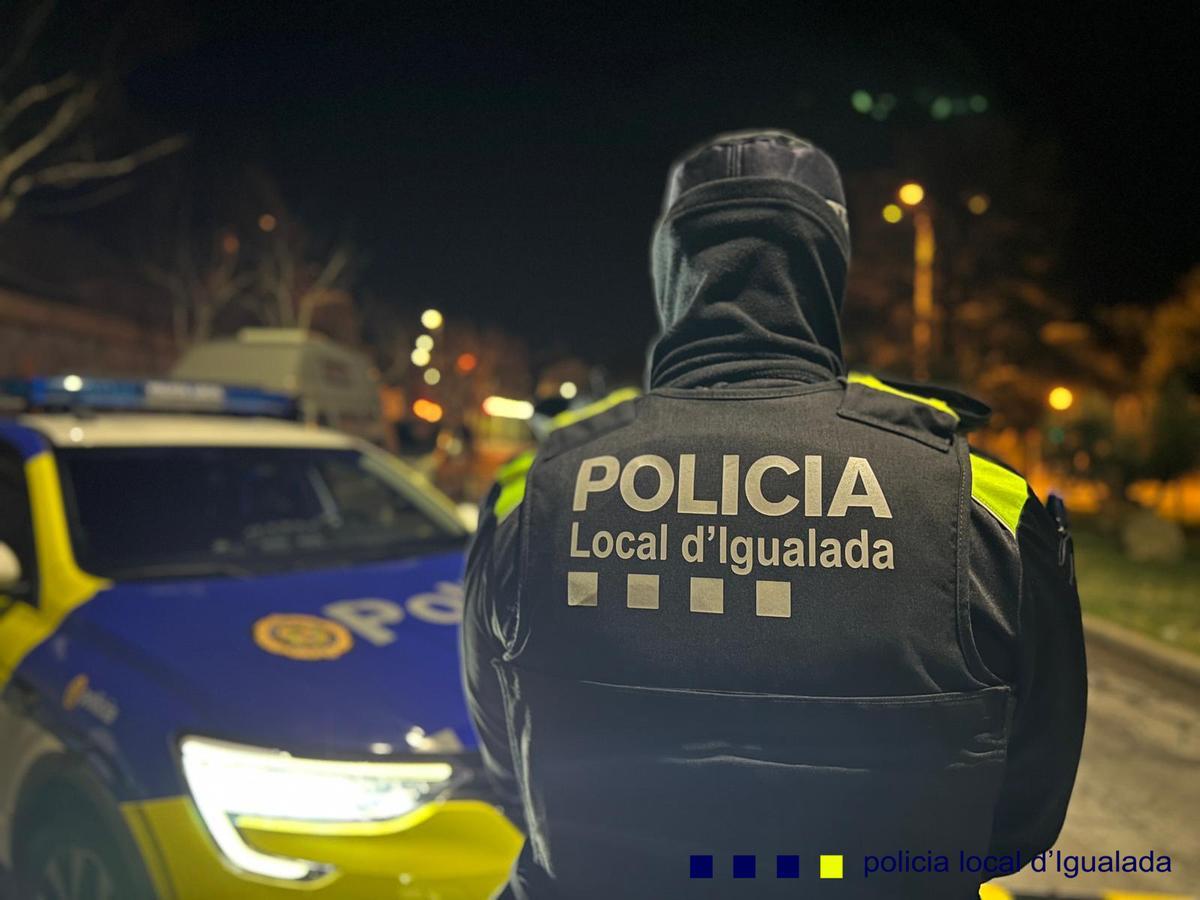 La Policia Local d'Igualada va acabar detenint el presumpte autor dels fets