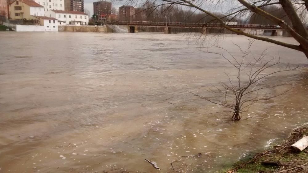 El río Ebro a su paso por Miranda de Ebro