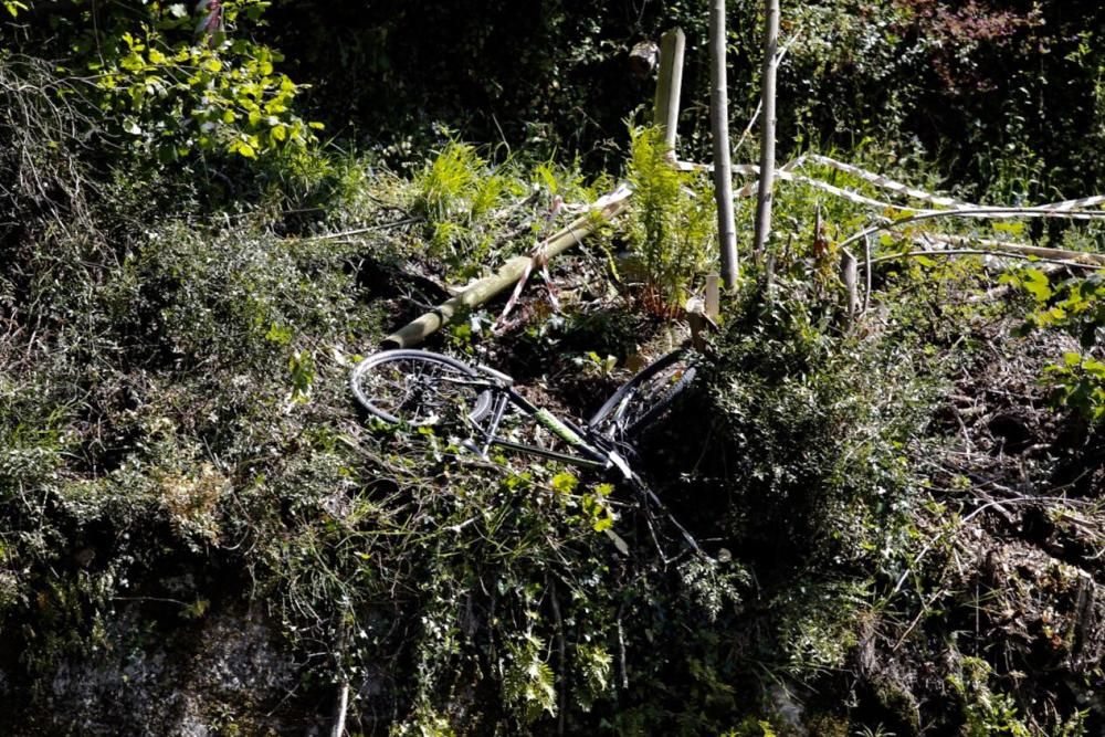 Muere un ciclista en la Senda del Oso al ceder una barandilla