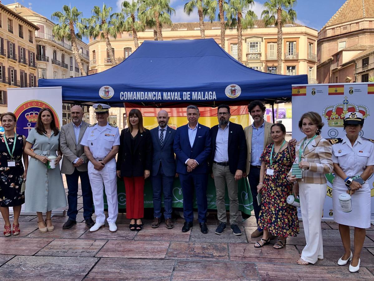 Presentación de la Cuestación de la AECC en la Plaza de la Constitución