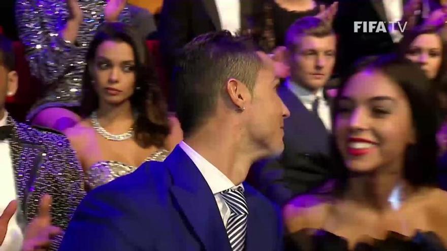 Cristiano 'The Best' FIFA junto a Georgina Rodrígez