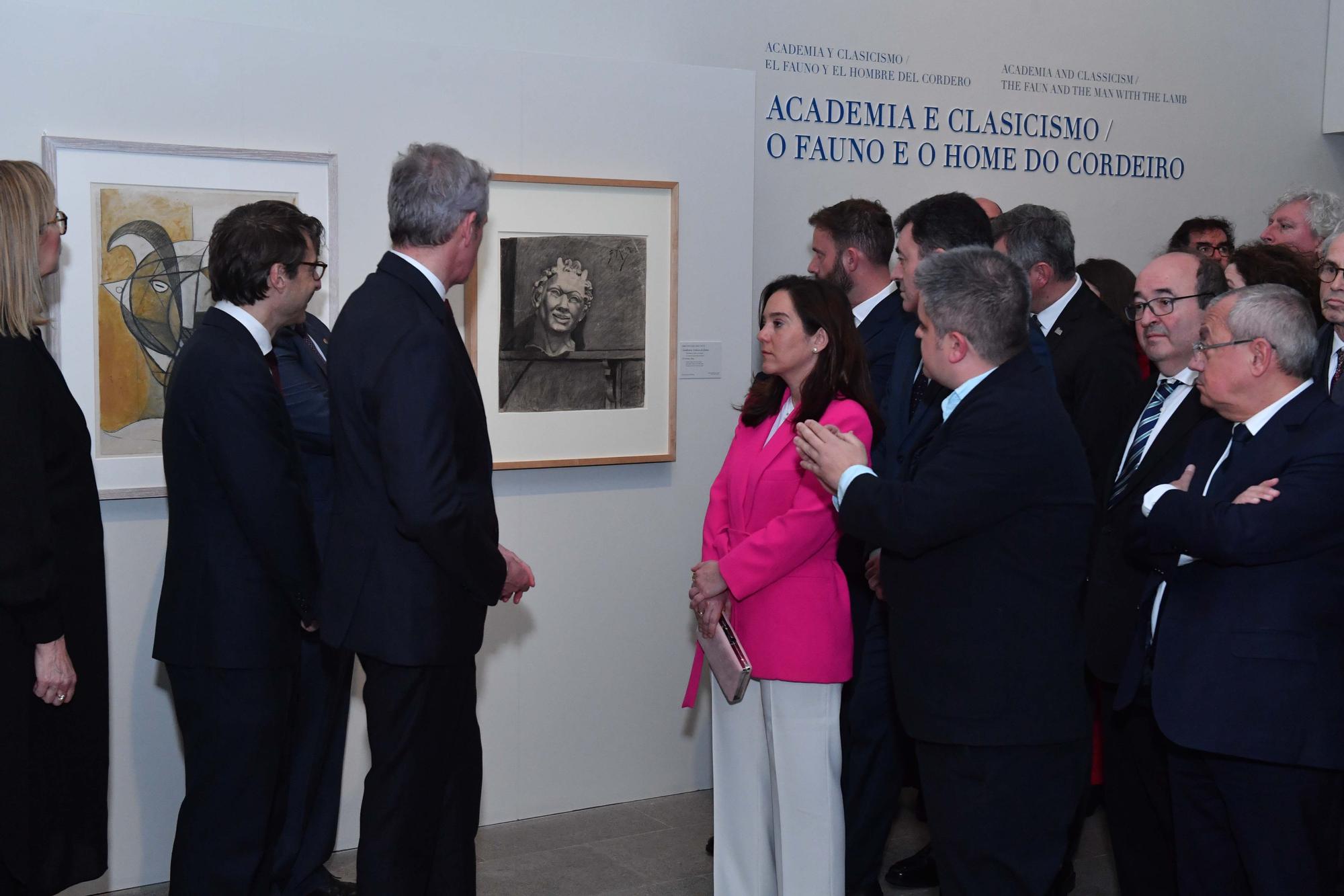 El Museo de Belas Artes de A Coruña expone la muestra 'Picasso blanco en el recuerdo azul'