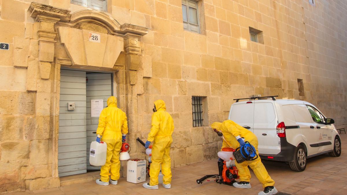 Desinfectan el monasterio de Santa Faz tras un brote que afecta a nueve monjas