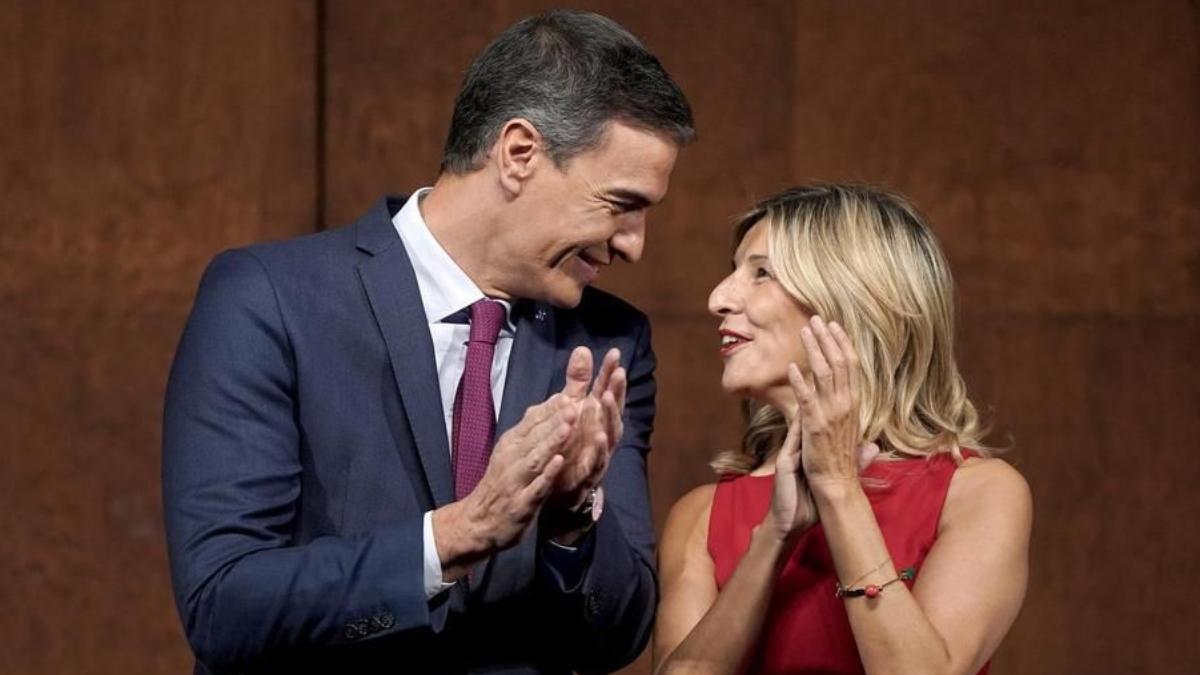 Pedro Sánchez y Yolanda Díaz (1)