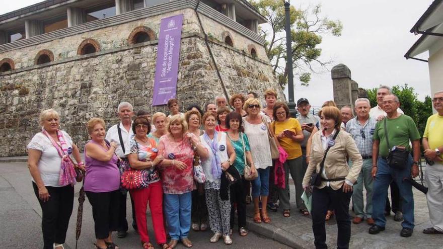 Catalanes y murcianos, de visita en Noreña