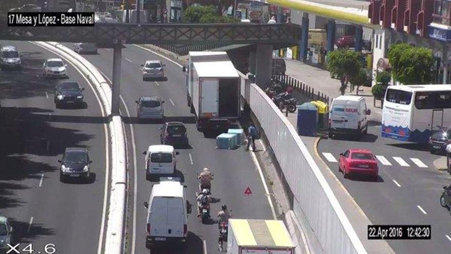 El punto gafe de la Avenida Marítima vuelve a hacer de las suyas