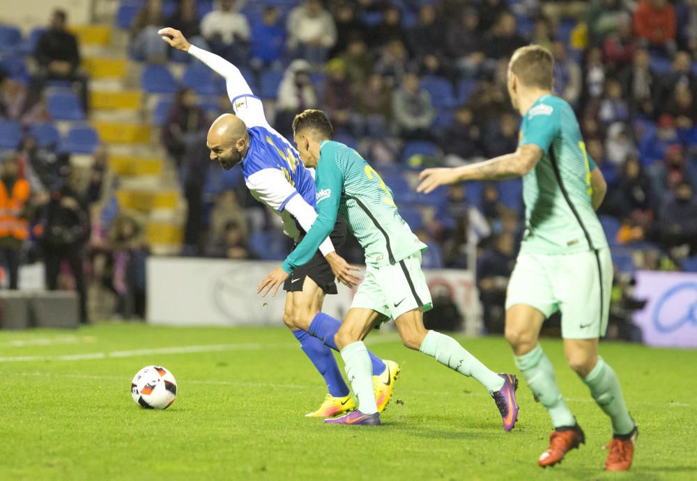 El Hércules llega vivo al Camp Nou