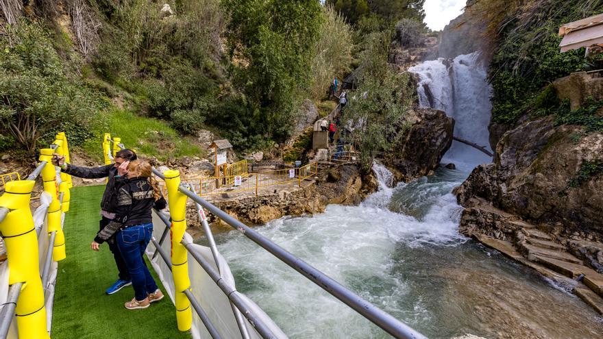 Callosa d&#039;en Sarrià reabre en precario les Fonts de l&#039;Algar tras los graves daños por el temporal