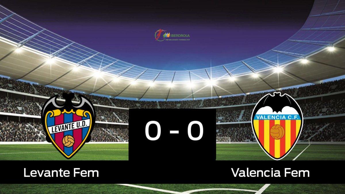 Empate a cero entre el Levante y el Valencia Femenino