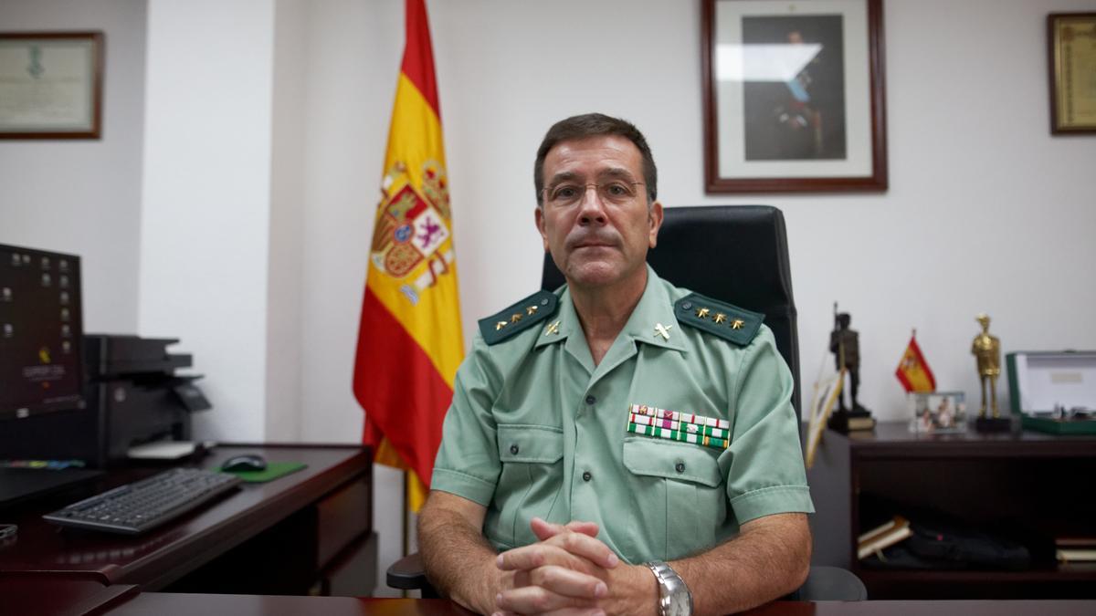 Ángel Gil Redondo, nuevo jefe de la Guardia Civil en Castellón.