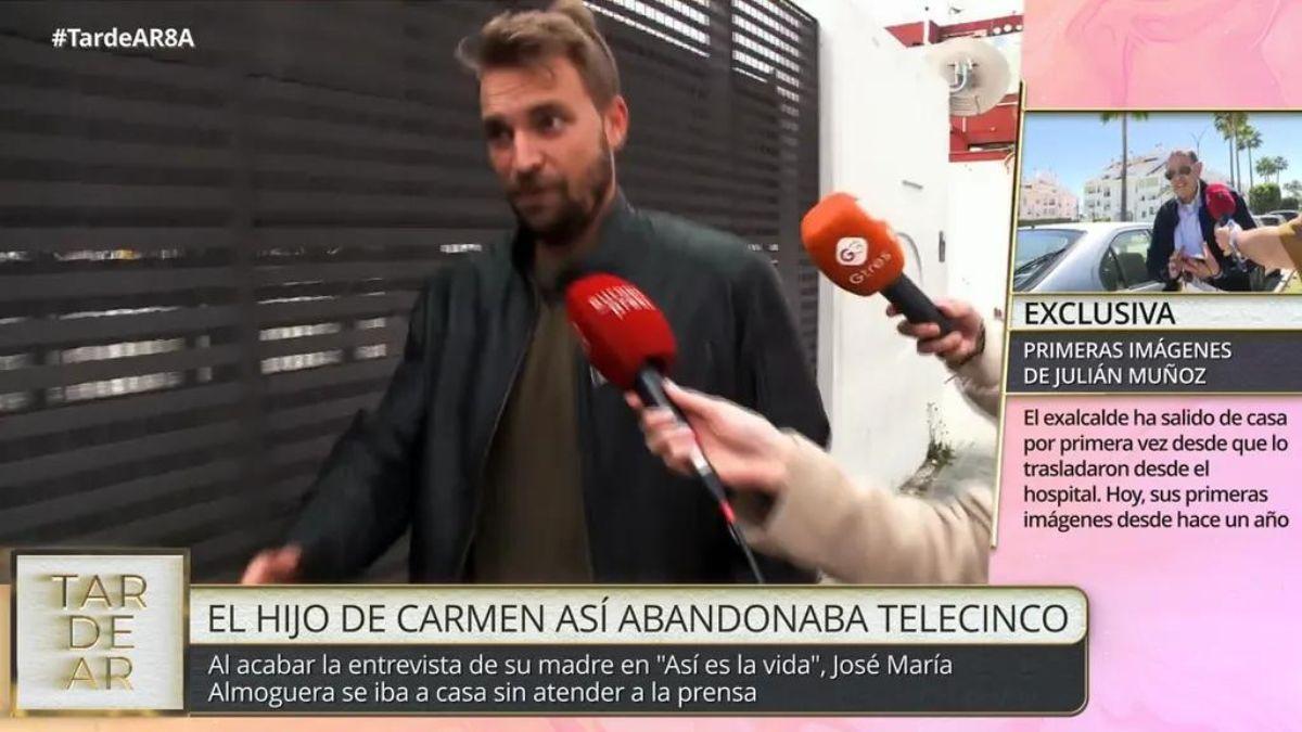 El hijo de Carmen Borrego habla de la entrevista de su madre