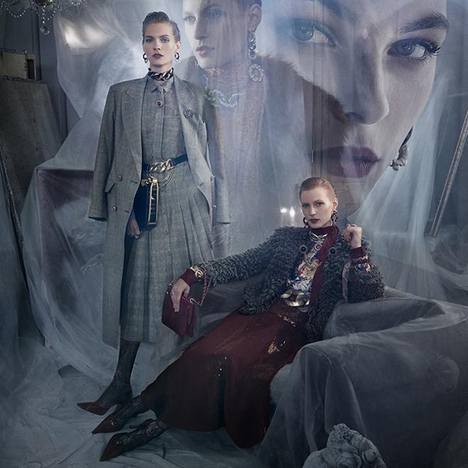 Looks con abrigo y vestido de cuadros de la colección otoño-invierno 2019 de Zara