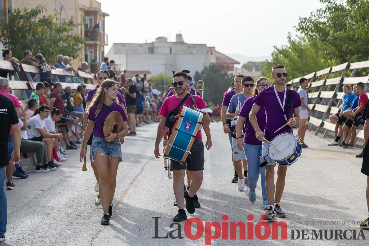 Segundo encierro de la Feria Taurina del Arroz en Calasparra