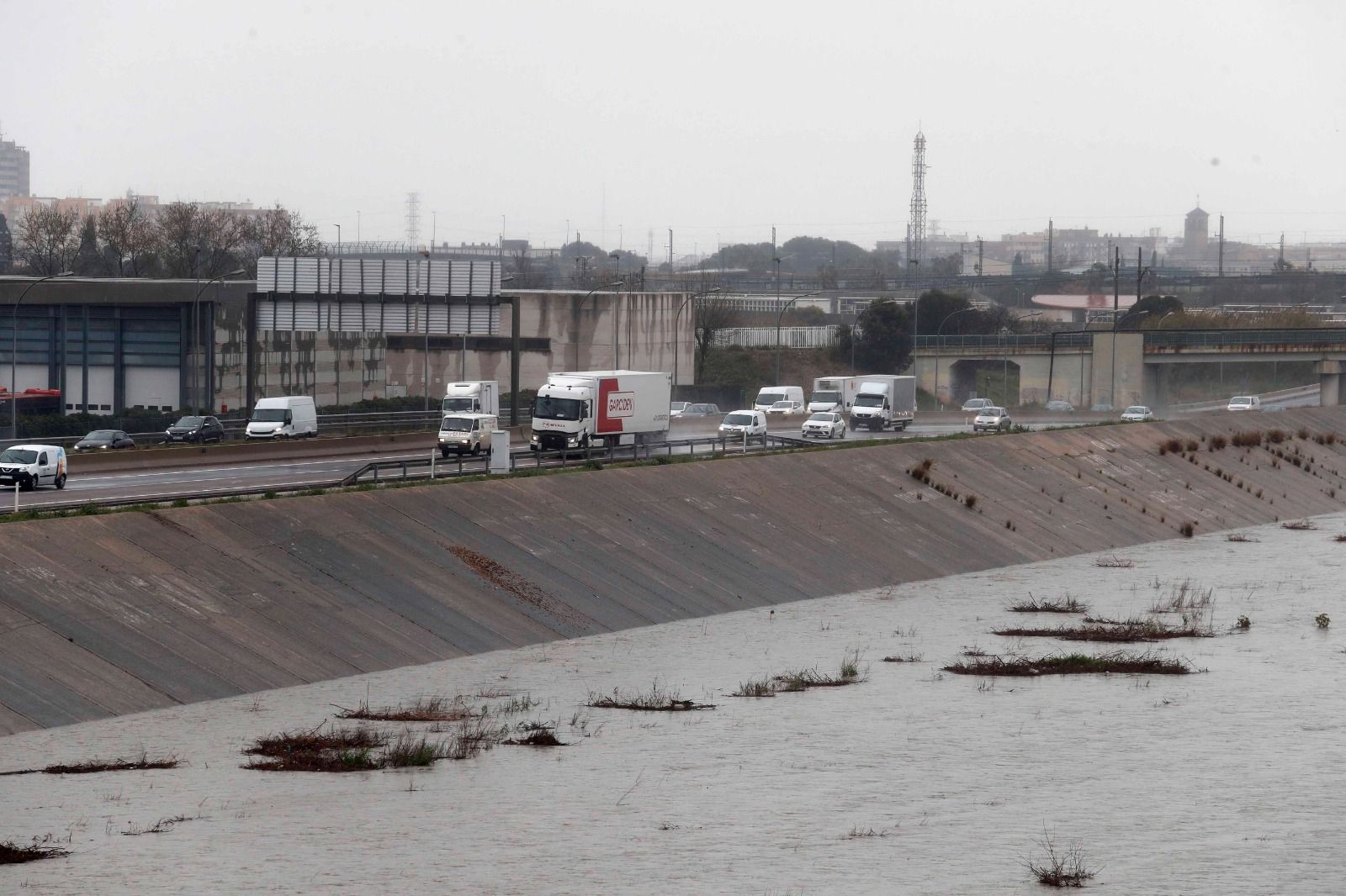 Las imágenes del paso del temporal de luvia por la Comunitat Valenciana