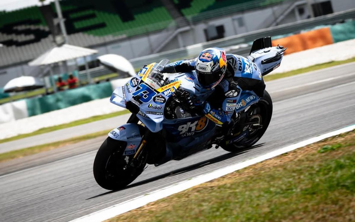 Alex Márquez marcó el mejor registro en Sepang