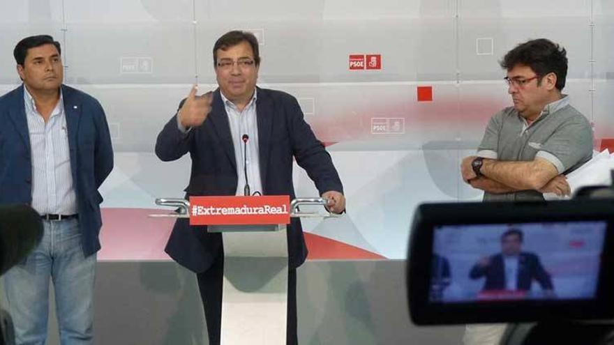 PSOE y sindicatos visualizan su oposición a los presupuestos extremeños