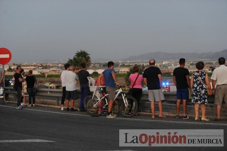 Grave accidente en Sangonera la Seca