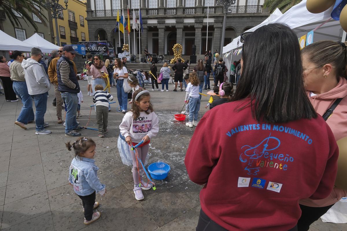 Acto de Pequeño Valiente por el Día Internacional del Cáncer Infantil