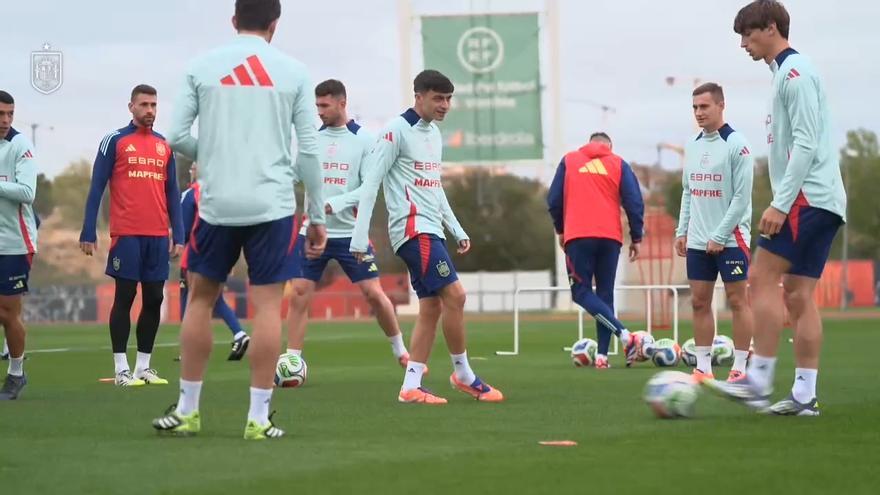 España prepara el partido frente a Bulgaria tras vencer a Georgia