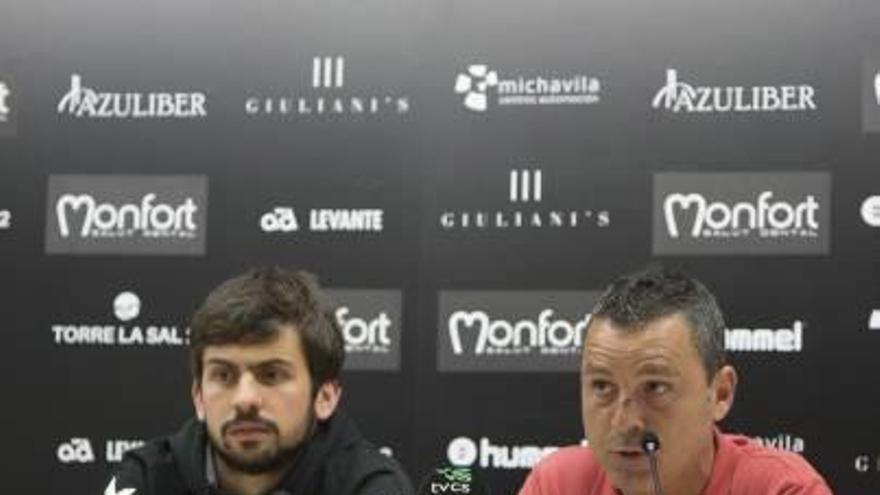 Jordi Marenyà y Sergi Escobar analizaron al rival ante los medios.