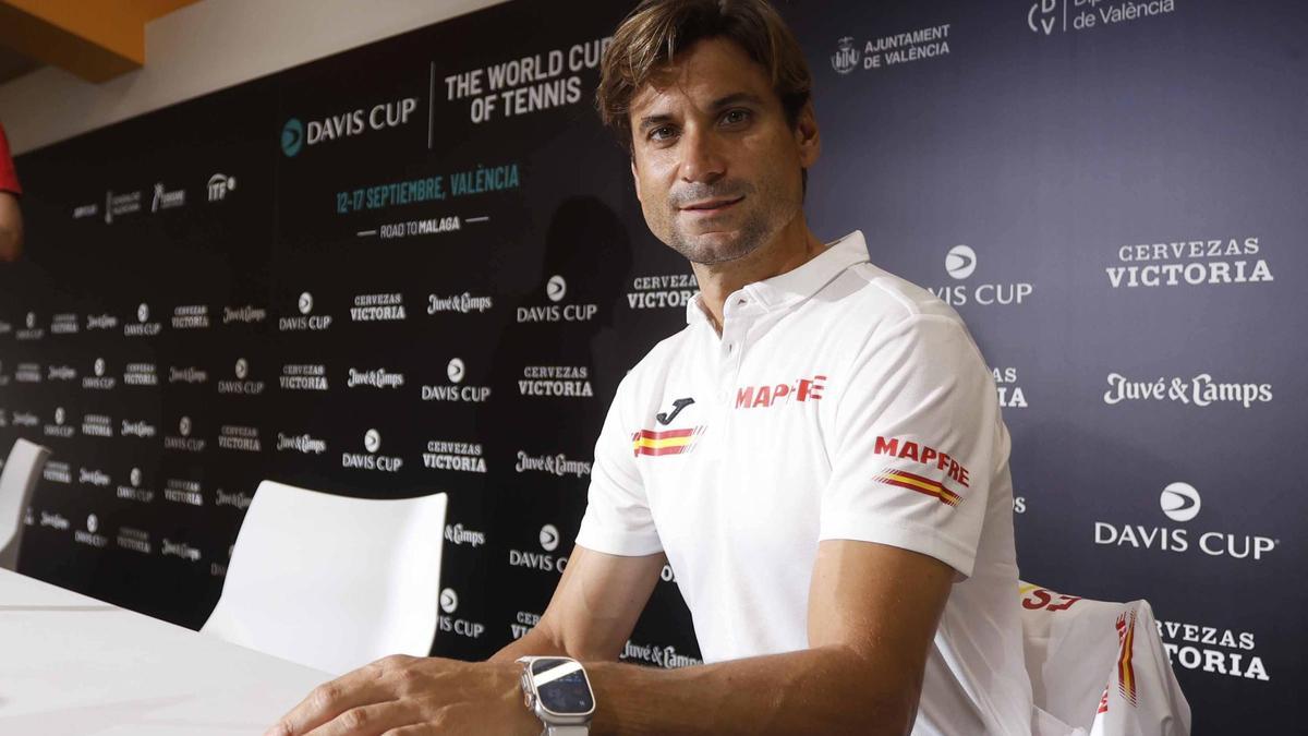 David Ferrer, res veces vencedor de la Davis como jugador, se estrena este miércoles como capitán