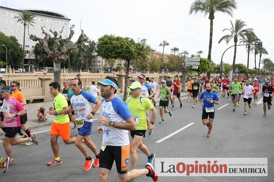 Media Maratón de Murcia: paso por la Avenida del Infante