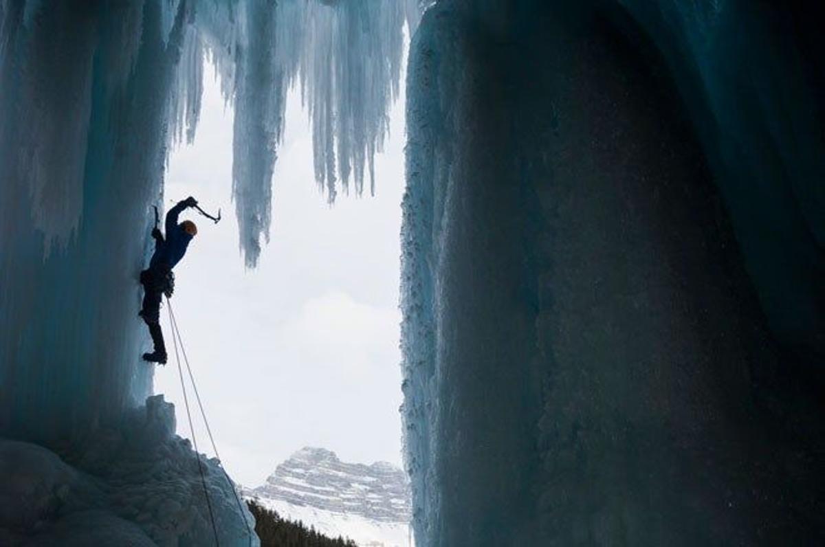 Glaciar en Parque Nacional de Banff, en Alberta, Canadá.