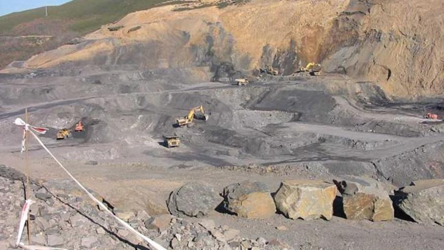 La mina a cielo abierto de Tormaleo, del Grupo Alonso, en una imagen de archivo.