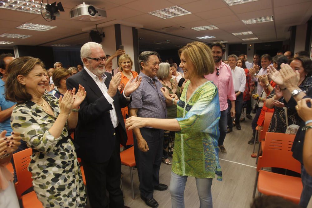 Cospedal visita València en su campaña de las primarias para presidir el PP