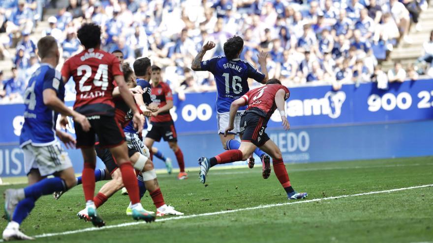 Así fue el partido entre el Oviedo y el Mirandés