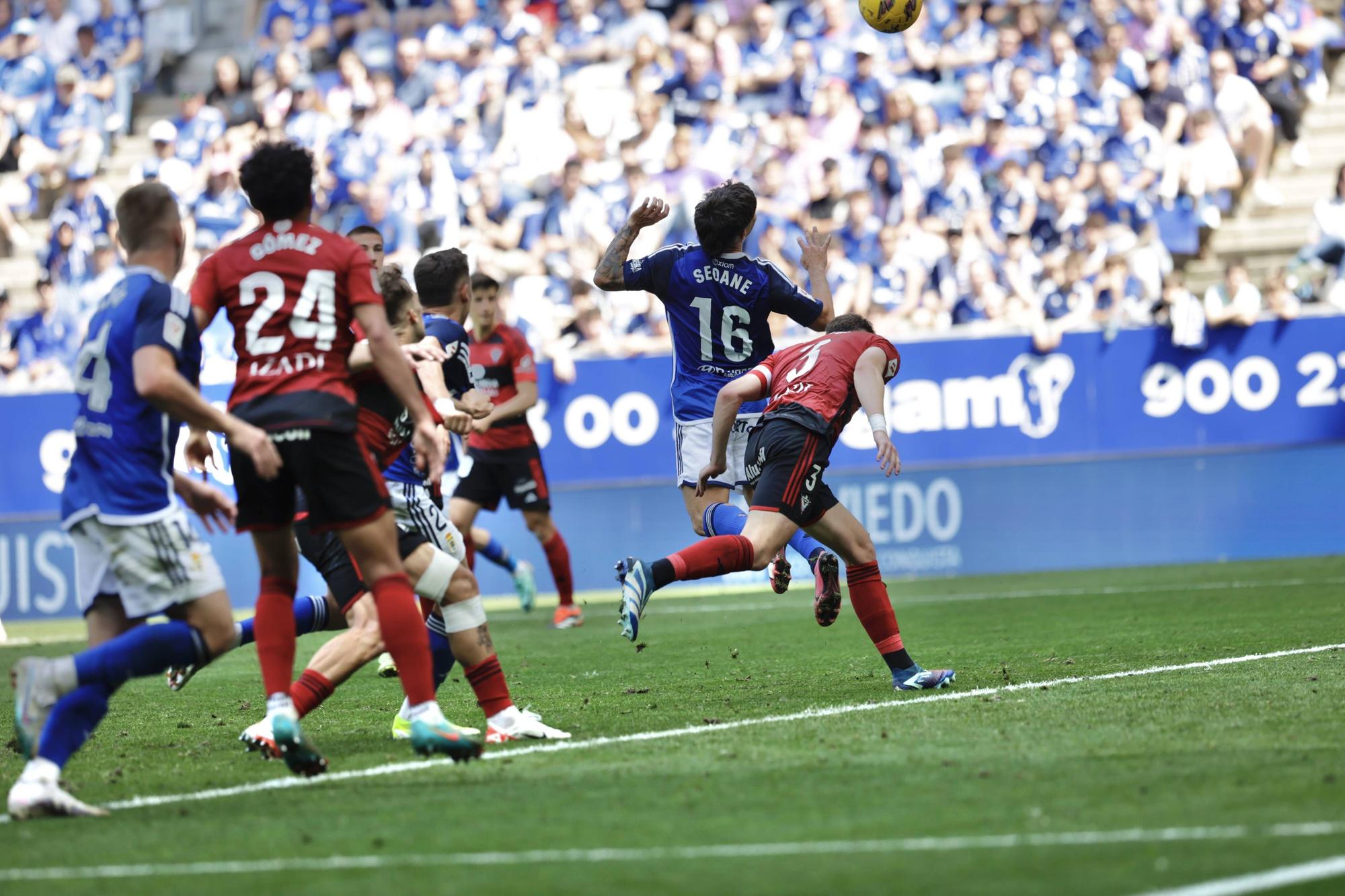 Así fue el partido entre el Oviedo y el Mirandés