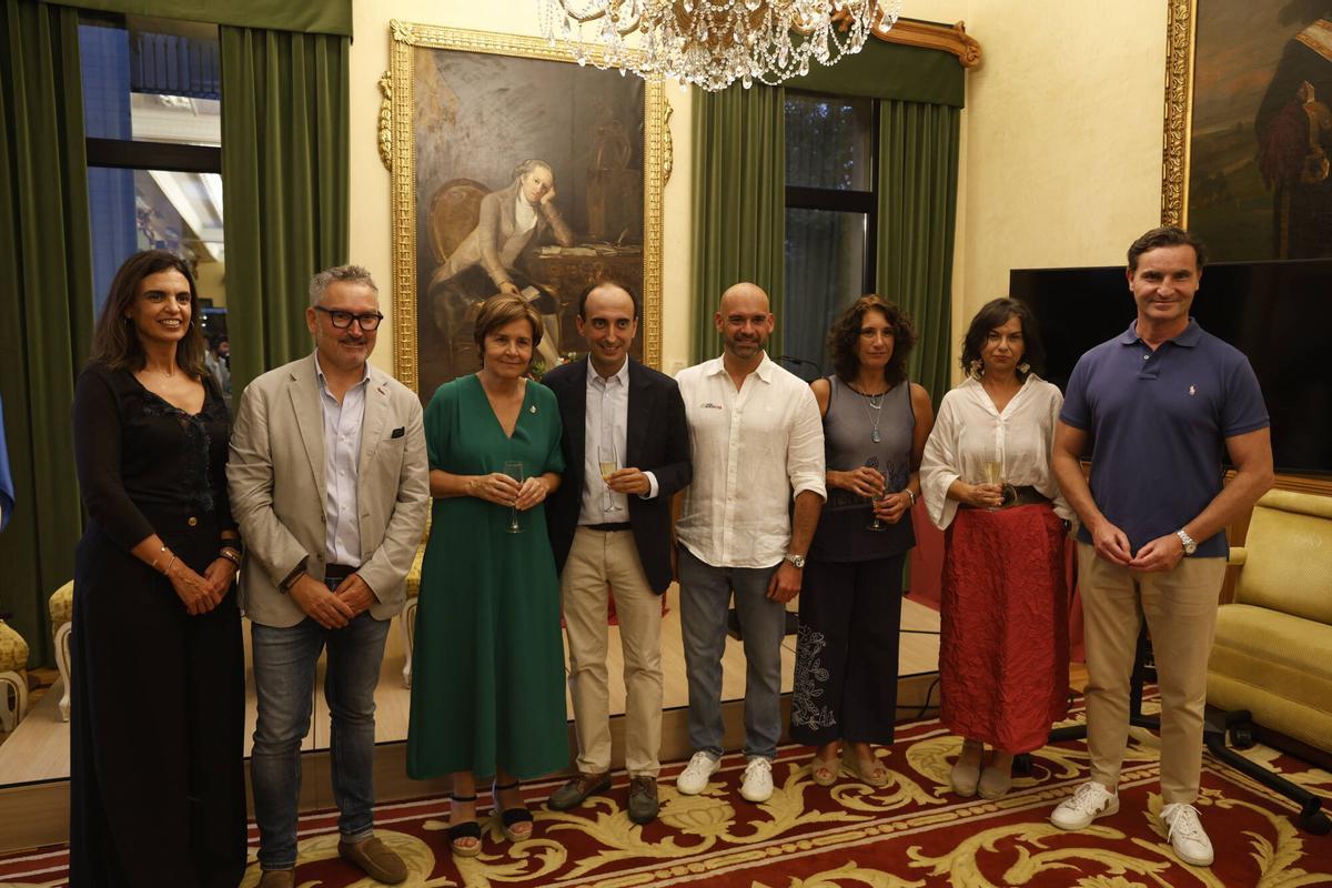 El pregón de Antón Meana para abrir la Semana Grande de Gijón, en imágenes El pregón de Antón Meana para abrir la Semana Grande de Gijón, en imágenes