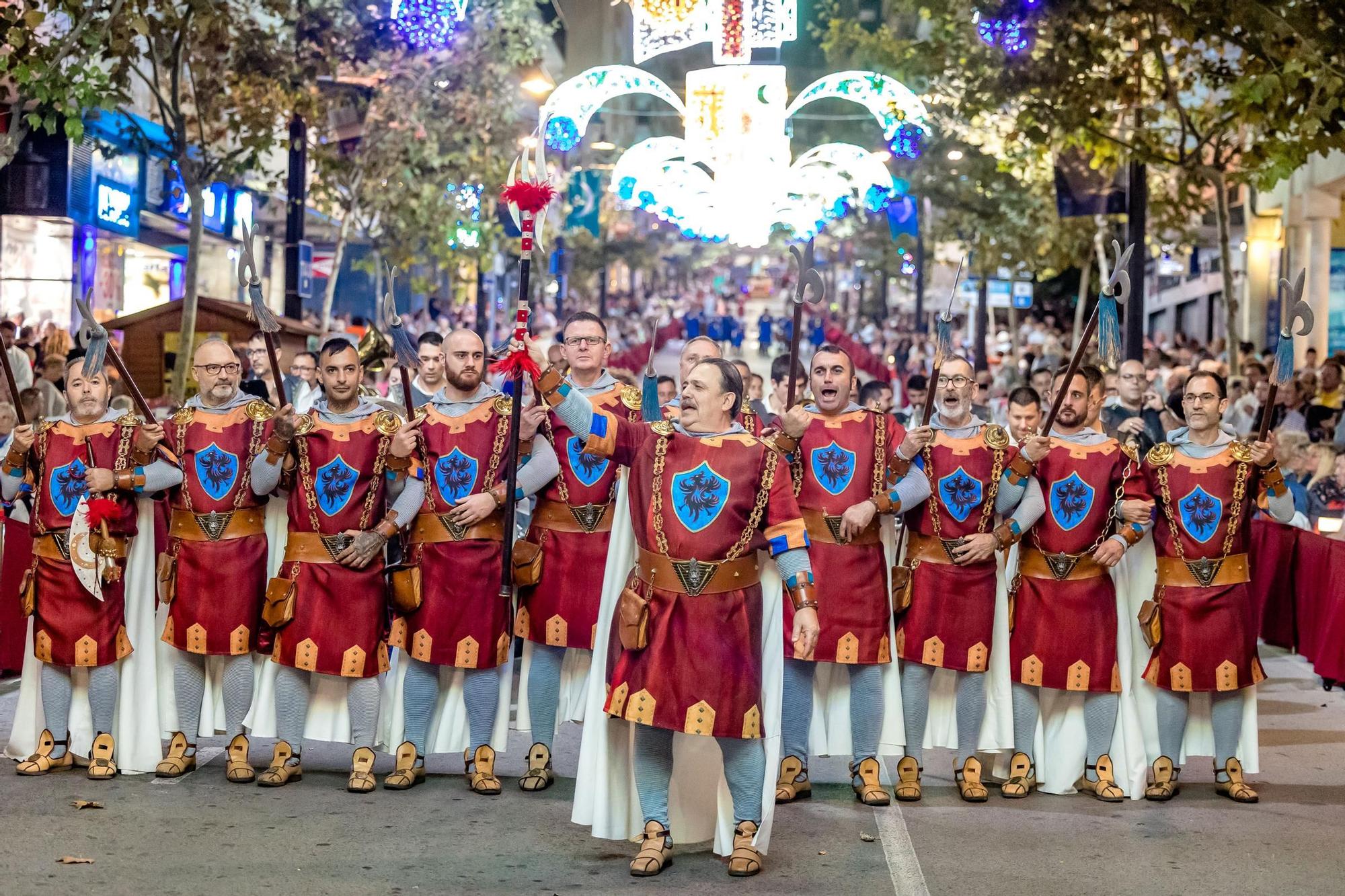 Desfile de Moros y Cristianos en Calp