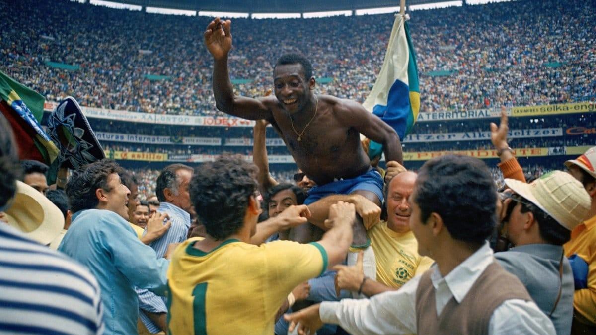 Pelé celebró así el Mundial de 1970