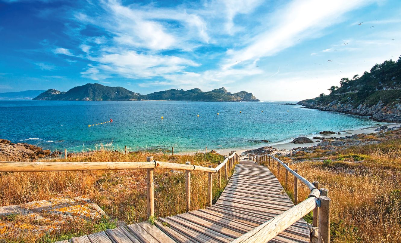 Vista de las Islas Cíes