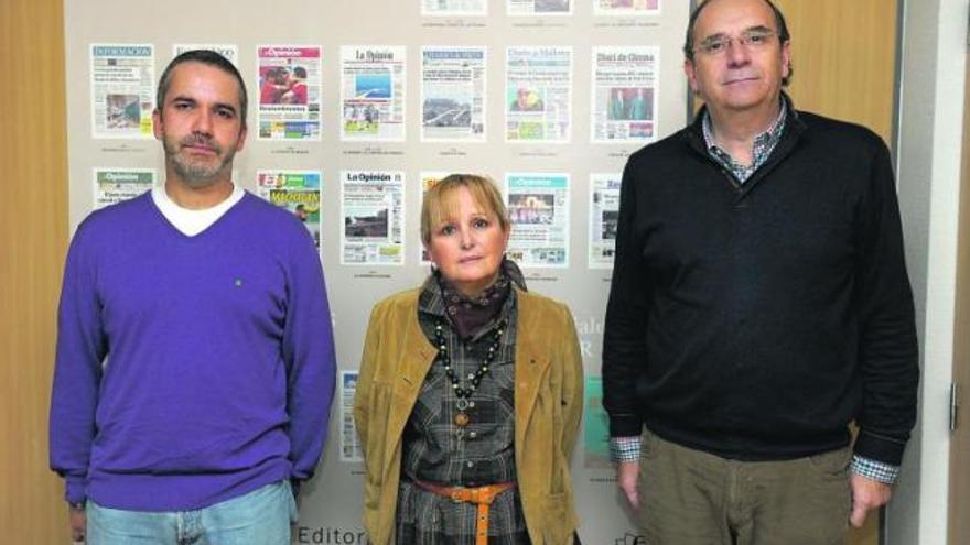 José Ucha, Dorita Boedo y Juan Sáenz-Chas. / víctor echave