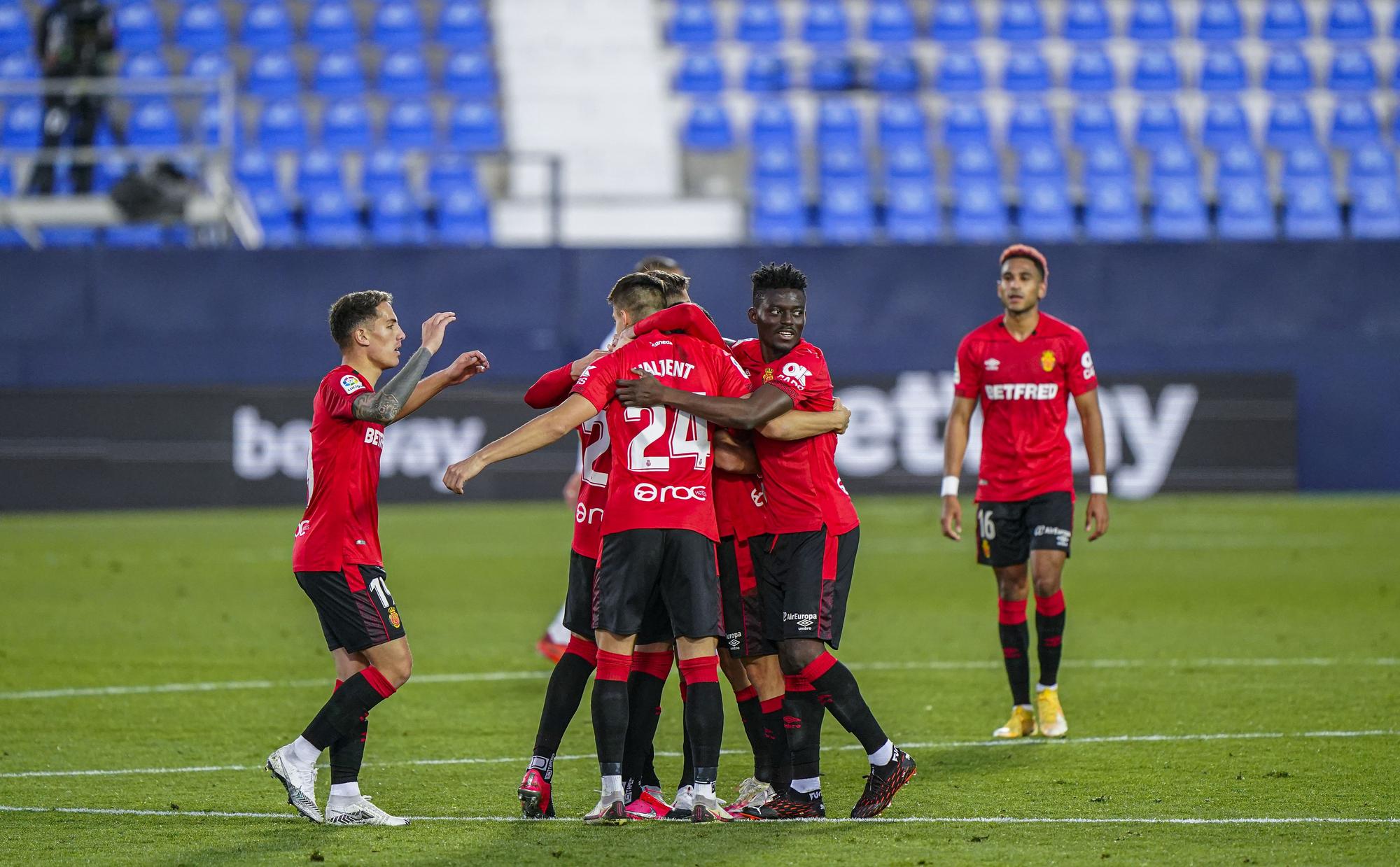 El Mallorca exhibe poderío en Leganés