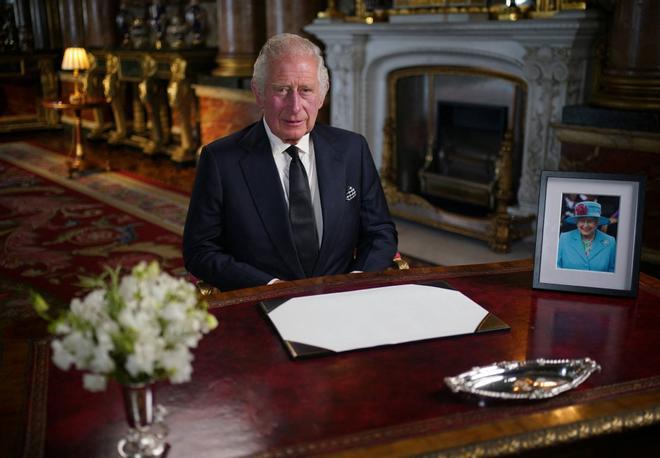 Primeras imágenes del rey Carlos III del Reino Unido