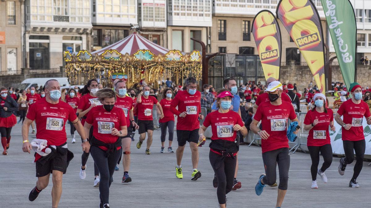 La San Silvestre regresa a las calles de A Coruña para cerrar el 2021