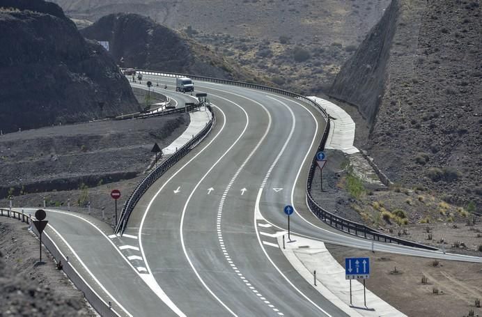 LAS PALMAS DE GRAN CANARIA A 03/07/2017 Apertura al tráfico del último tramo de la primera fase de la carretera de la Aldea. FOTO: J.PÉREZ CURBELO