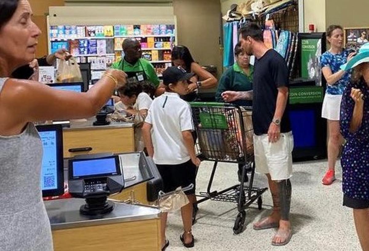 Leo Messi hace la compra en Miami