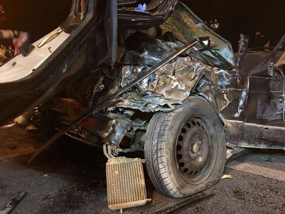 Dos muertos esta madrugada en un accidente con un coche robado en Murcia